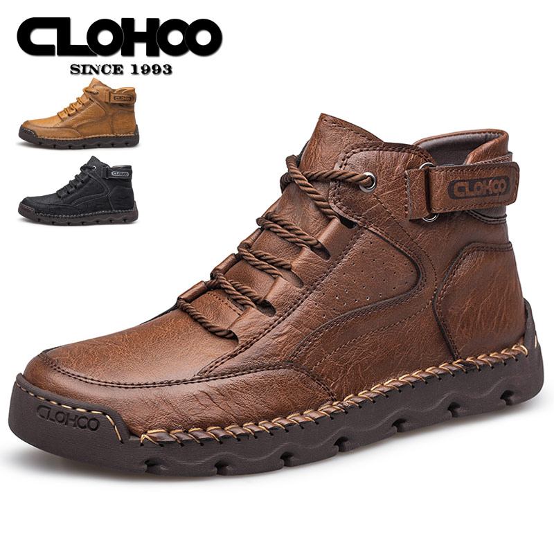 Men'S Shoes Hey Dude - CLOHOO Sapatos Masculinos Costurados à Mão,