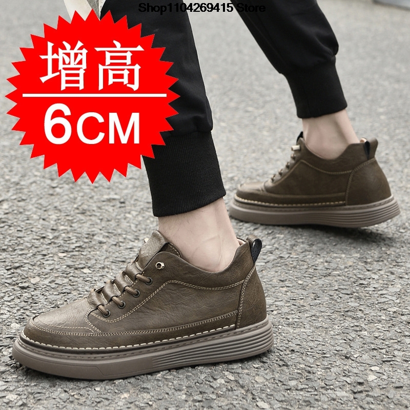 Sapatos Oxford Masculinos com  - Men'S Shoes With Height Increase avaliação e preço