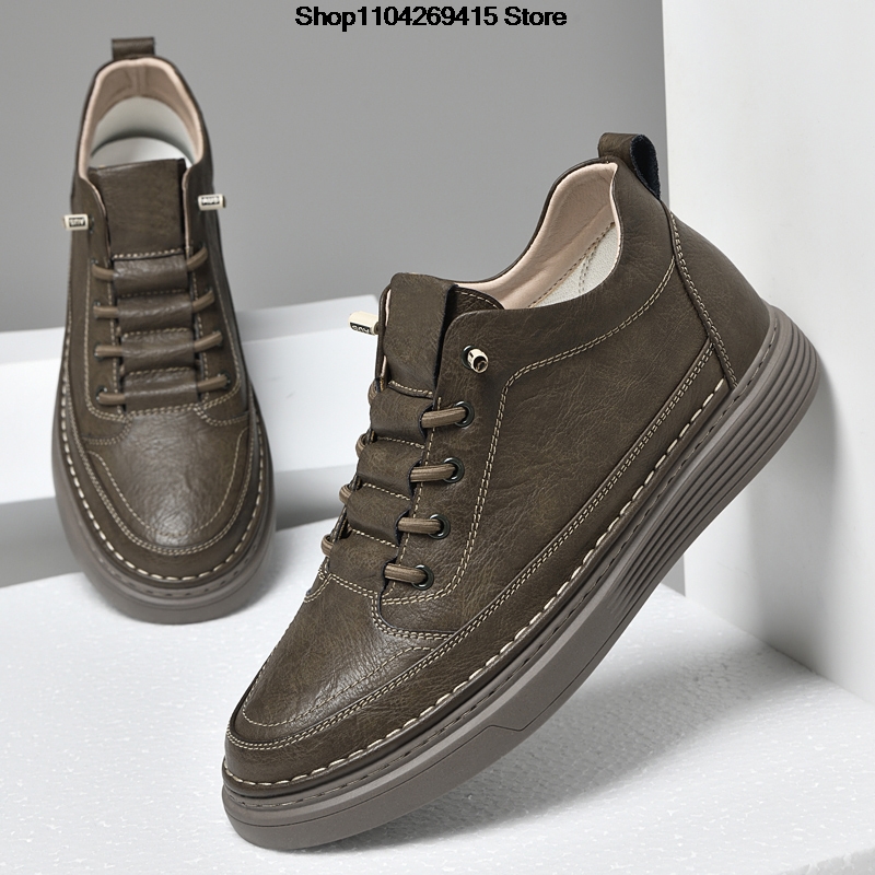 Sapatos Oxford Masculinos com  - Men'S Shoes With Height Increase avaliação e preço