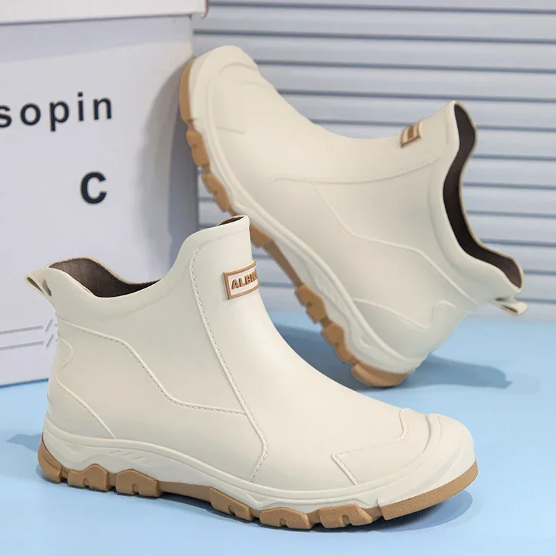 Botas de Chuva Curtas Masculin - Men'S Shoes Water Resistant avaliação e preço