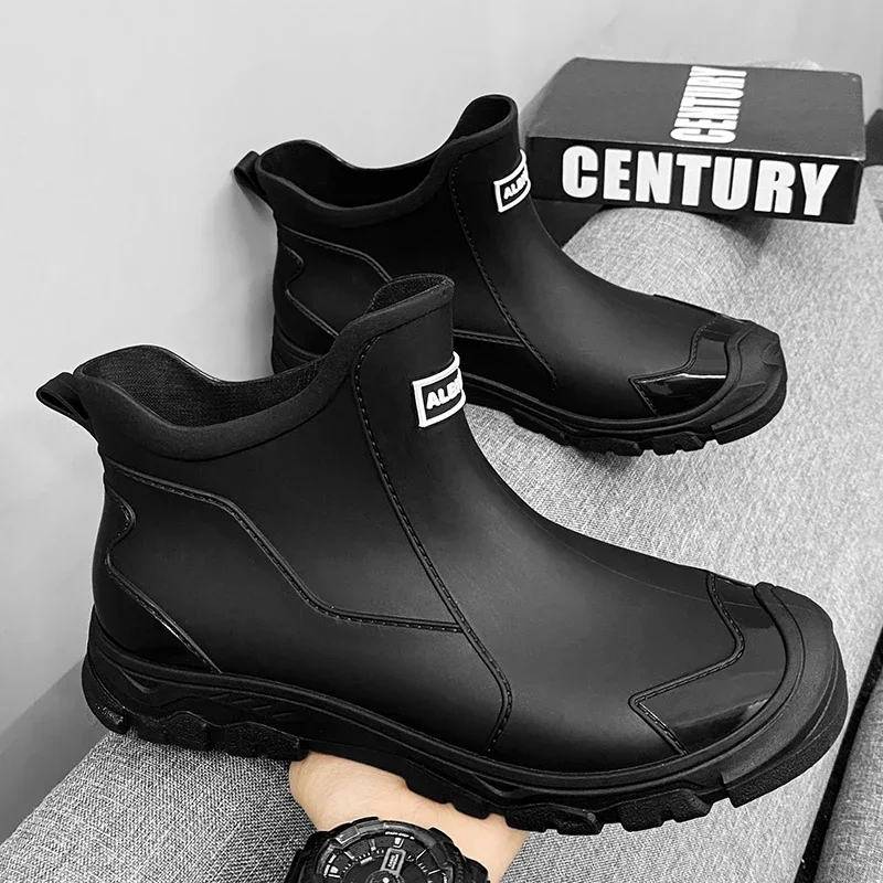 Botas de Chuva Curtas Masculin - Men'S Shoes Water Resistant avaliação e preço