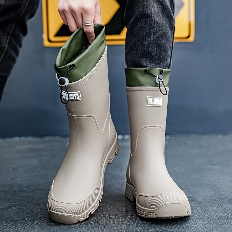 Botas de chuva impermeáveis ma - Men'S Shoes Water Resistant avaliação e preço